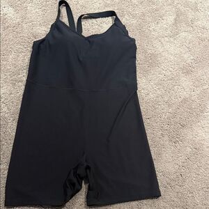 Old navy active PowerSoft! One piece with biker shorts - built in bra - XL